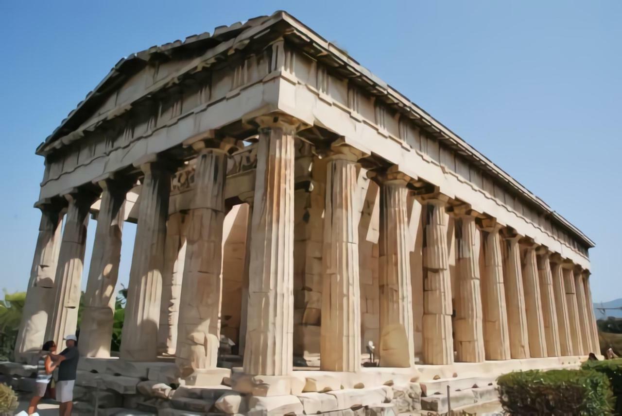 Vintage Charm By The Acropolis! Apartment Athena Bagian luar foto